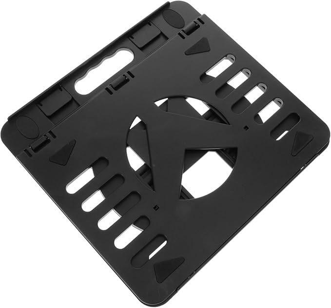 Black Tablet Stand Cooling Holder Heat Dissipation Folding Bracket 27 5X25 5CM - Image 1