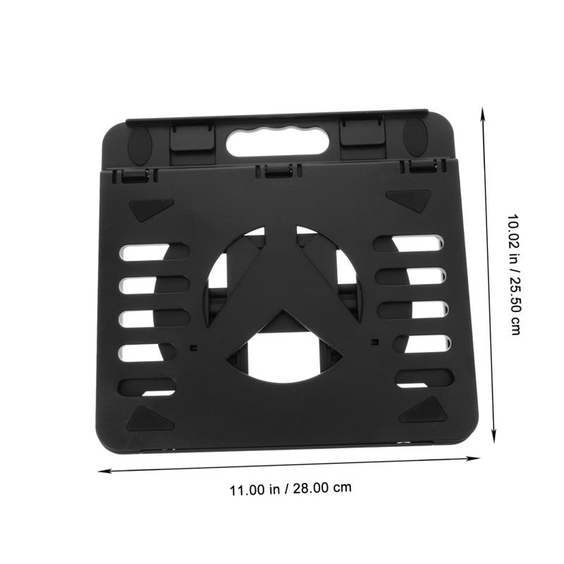 Black Tablet Stand Cooling Holder Heat Dissipation Folding Bracket 27 5X25 5CM - Image 3