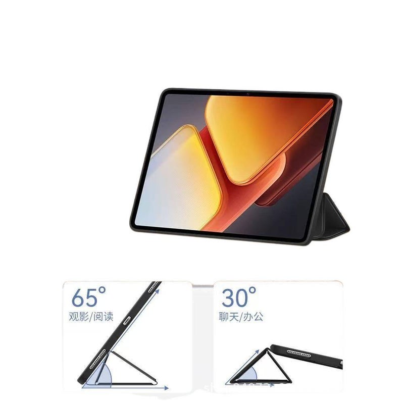 DGG حافظة سامسونج تاب متوافقة مع Samsung Galaxy Tab S9 FE باللون أزرق مع غطاء حماية ووظيفة حامل وحمل يومي للتابلت بوظيفة حامل باللون الأزرق Samsung Tab - Image 1