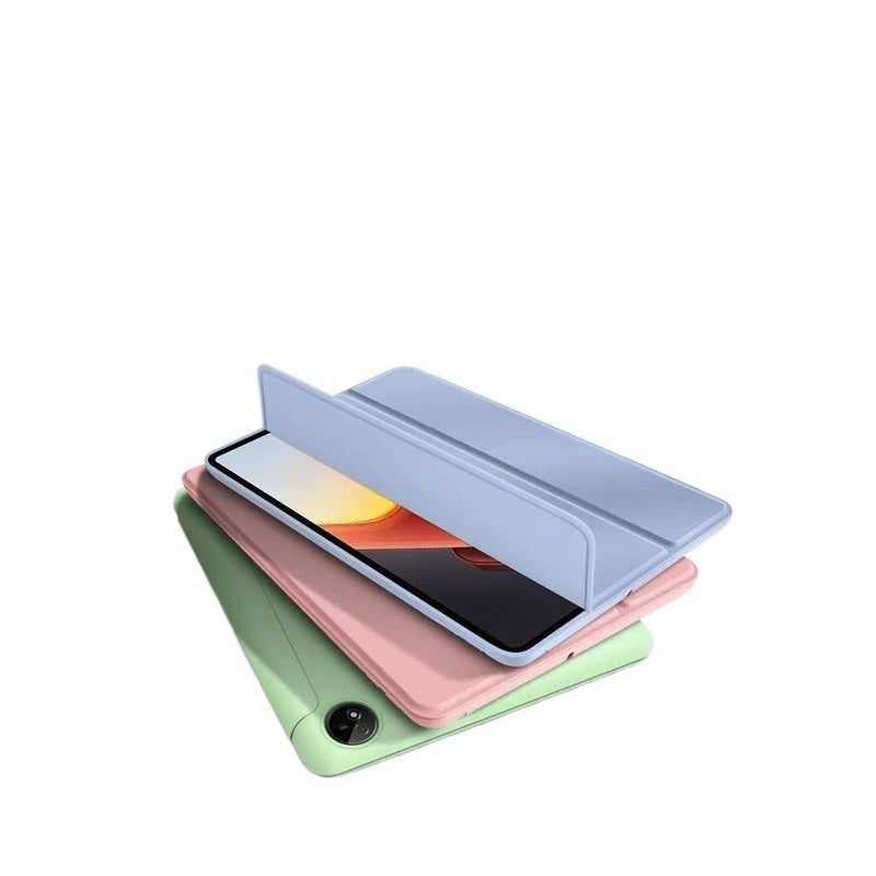 DGG حافظة سامسونج تاب متوافقة مع Samsung Galaxy Tab S9 FE باللون أزرق مع غطاء حماية ووظيفة حامل وحمل يومي للتابلت بوظيفة حامل باللون الأزرق Samsung Tab - Image 3