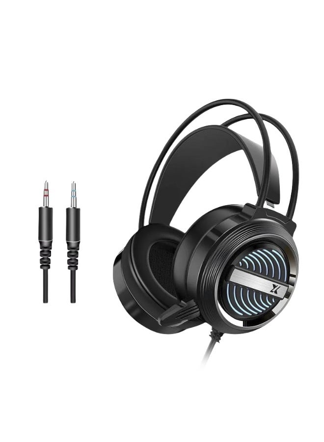 KUYING New Computer Head Mounted Wired E-Sports Gaming Headset With Microphone 