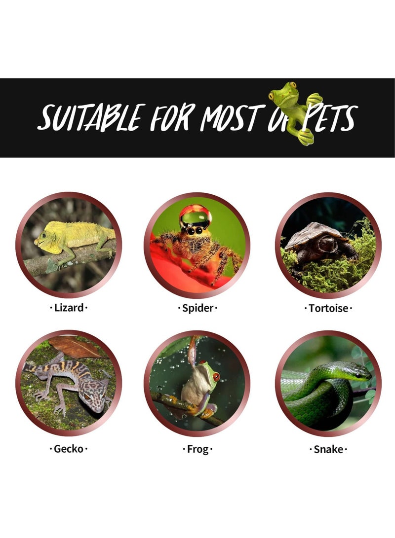 SYOSI 75W Reptile Heat Lamp Combo Set Reptile Day and Night Heat Lamp,UVA Basking Spot Bulb for Bearded Dragon Lizard Turtle Snake Chameleon Use, 4 Pack - Image 5