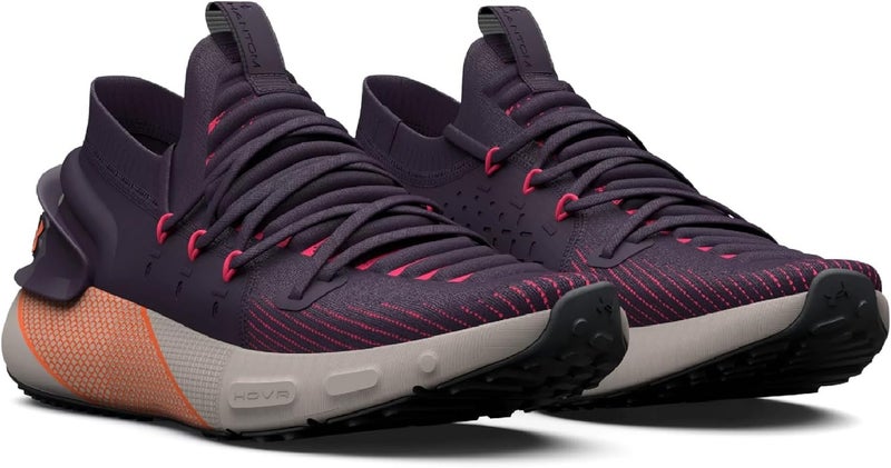 Under Armour HOVR Phantom 3 Running Shoes - Tux Purple/Pink Shock/Orange Blast - Image 2