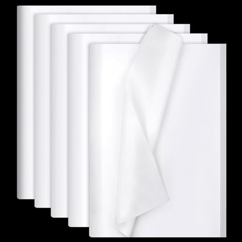 mudrit White Tissue Paper for Packaging, Wrapping Paper for Stuffing Gift Bags, Packing Material for Small Business, DIY Art and Crafts, Size 19" x 14" (White, Pack of 25) - Image 1