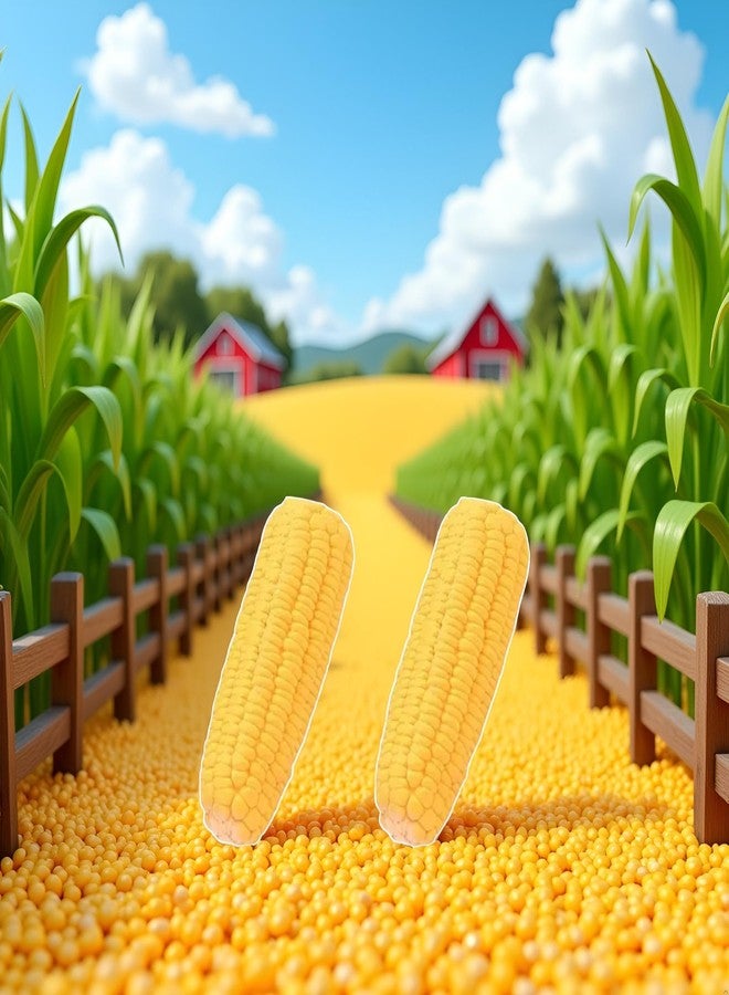 BWESOO 2Pcs Pet Dog Puppy Latex Corn Shape Squeaky Bite-Resistant Interactive Play Chew Toy Pet Supplies Dog Toy Corn, Toys Aggressive Chewers for Small/Medium/Large - Image 5