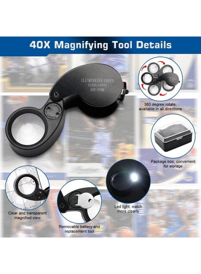 Luxiv Card Grading Centering Tool Kit, Card Center Tool with 30X Magnifying Implement, 2 Pcs Clean Cloth, Centering Guide Center Equipment (Right Angle) - Image 4