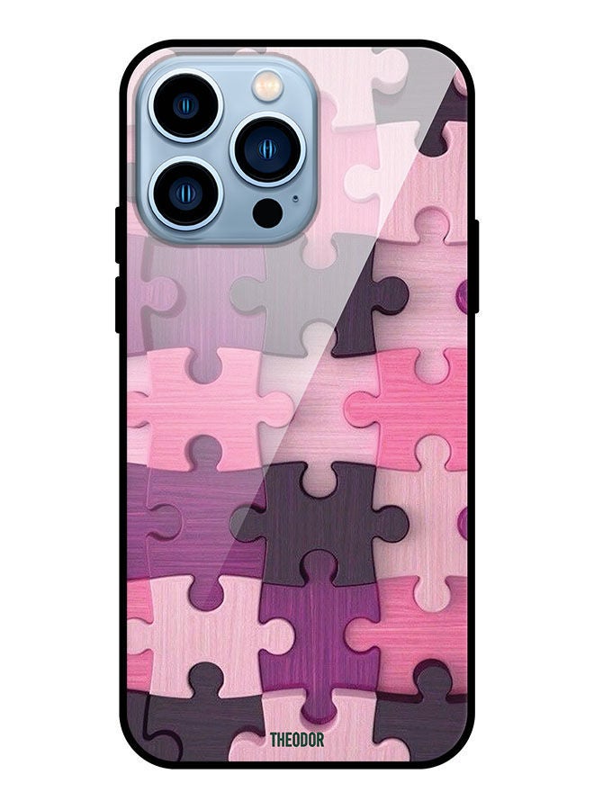 Theodor Protective Tempered Glass Case Cover For Apple iPhone 13 Pro Puzzle - Image 1