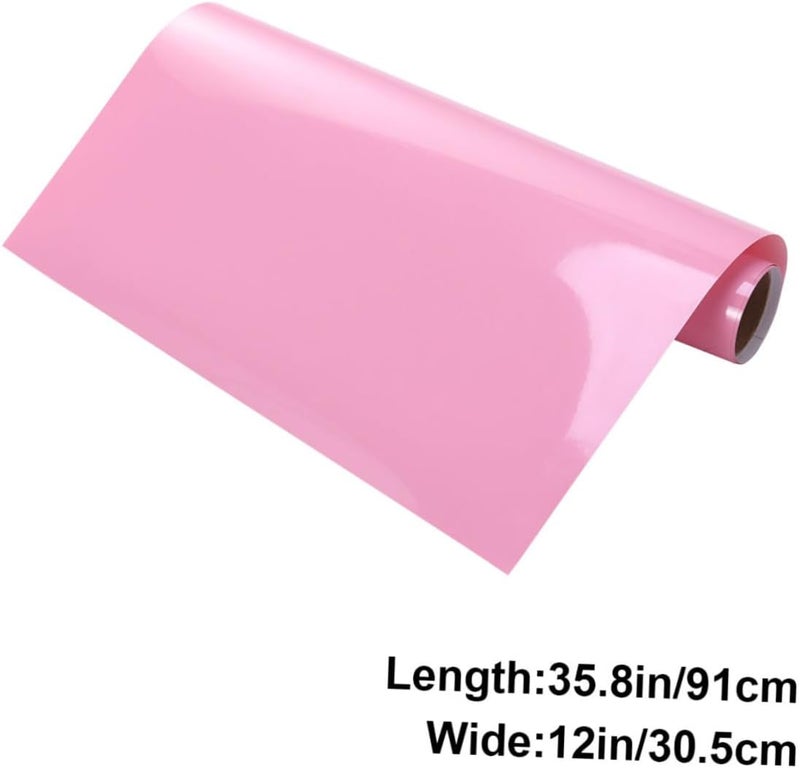 Gadpiparty 10 Rolls Pu Heat Transfer Vinyl 2meters Film for T-Shirt Decorations Light Transfer Vinyl Roll - Image 5