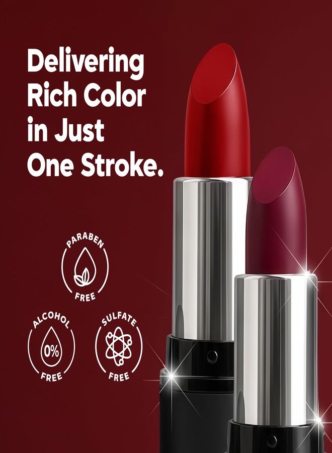 Maliao Forever Matte Lipstick - Long-Lasting Waterproof Elegance (04-CRANBERRY) 3.8g - Image 4