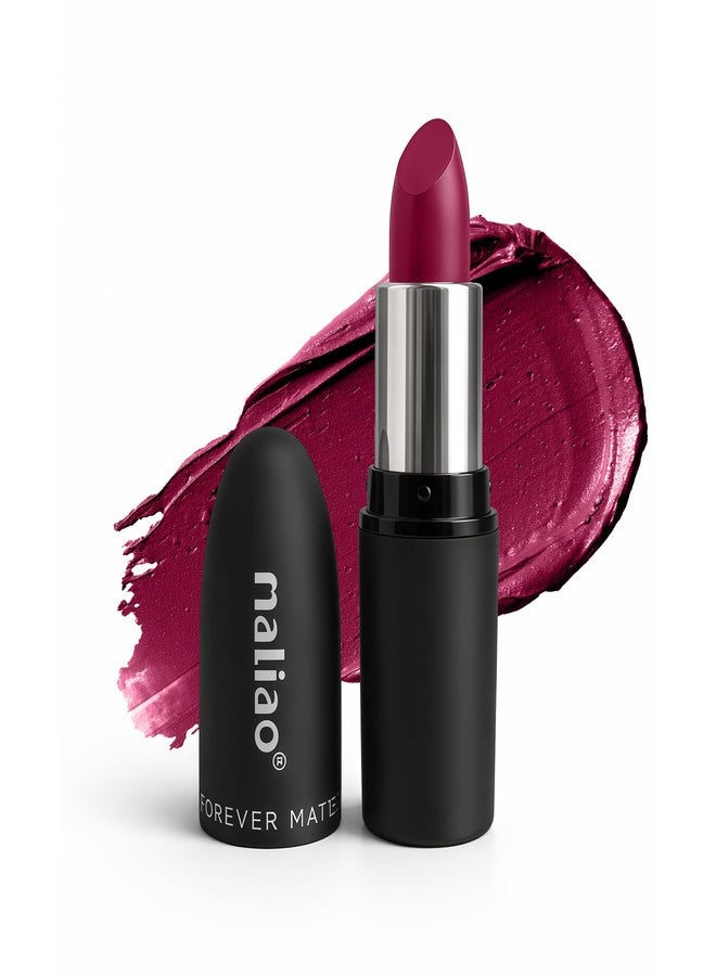 Maliao Forever Matte Lipstick - Long-Lasting Waterproof Elegance (04-CRANBERRY) 3.8g - Image 1