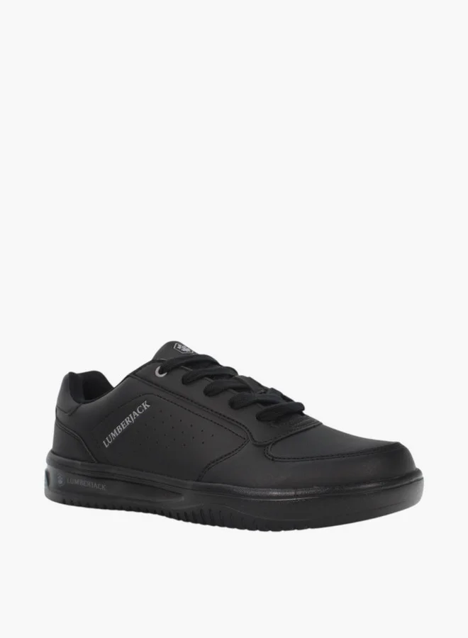 LUMBERJACK Men's Panelled Lace-Up Sneakers