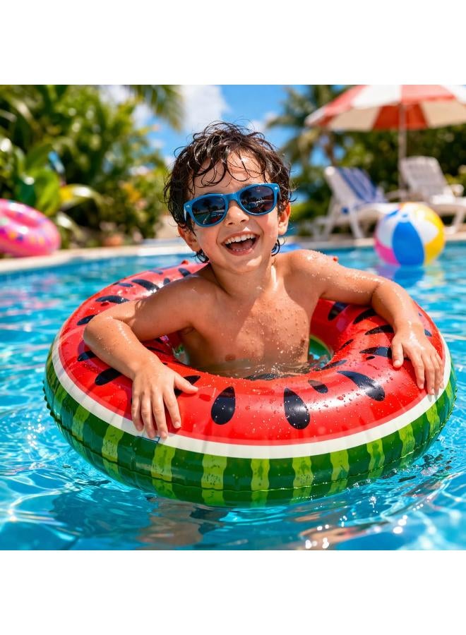 Swimming Pool Tube for Adults Big Size Cool Watermelon Shaped Men Swimming Ring Adult Inflatable Pool Float Tube Circle Summer Water Toys Air Mattress - Image 2