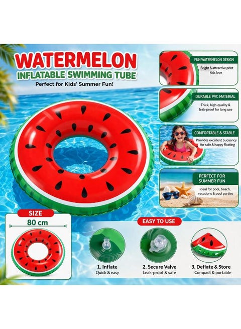 Swimming Pool Tube for Adults Big Size Cool Watermelon Shaped Men Swimming Ring Adult Inflatable Pool Float Tube Circle Summer Water Toys Air Mattress