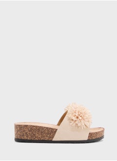 Ginger Oversized Floral  Flat Sandal  - Image 1