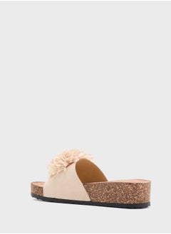 Ginger Oversized Floral  Flat Sandal  - Image 3