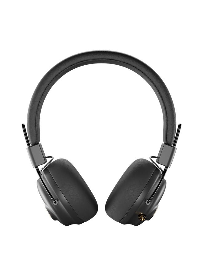 Faster S8 Rova Over Ear Headphones- Advanced ANC 5.3 Bluetooth Wireless Headphones 43H Playtime- 40mm Drivers Type-C Charging Hands Free Calls Deep Bass Lightweight Sports Gym Travel Work Home Office Cellphone PC - Black - Image 4