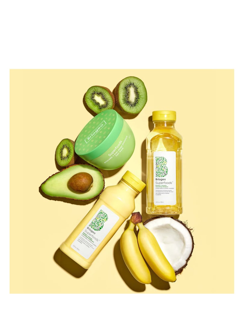 Briogeo Be Gentle, Be Kind Banana + Coconut Nourishing Superfood Shampoo 369ml - Image 3