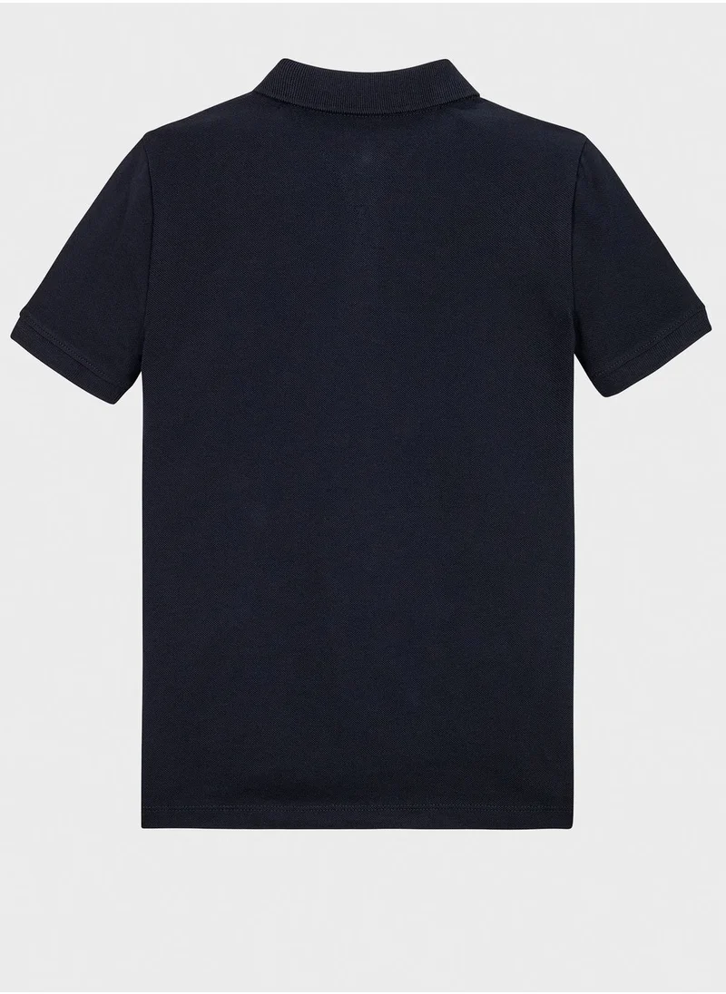 TOMMY HILFIGER Youth Logo Regular Fit Polo