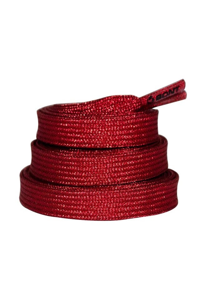 Bont Skates 8mm Shimmer Laces - 79" 96" 108" - Very Cherry Red (79") - Image 2