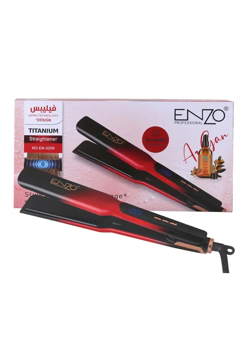 ENZO - Air Hair Straightener EN 3209 Beautiful hair from root to tip Repairs damaged hair to make it shiny Keratin essential oil: cares for hair and makes it soft - Image 1