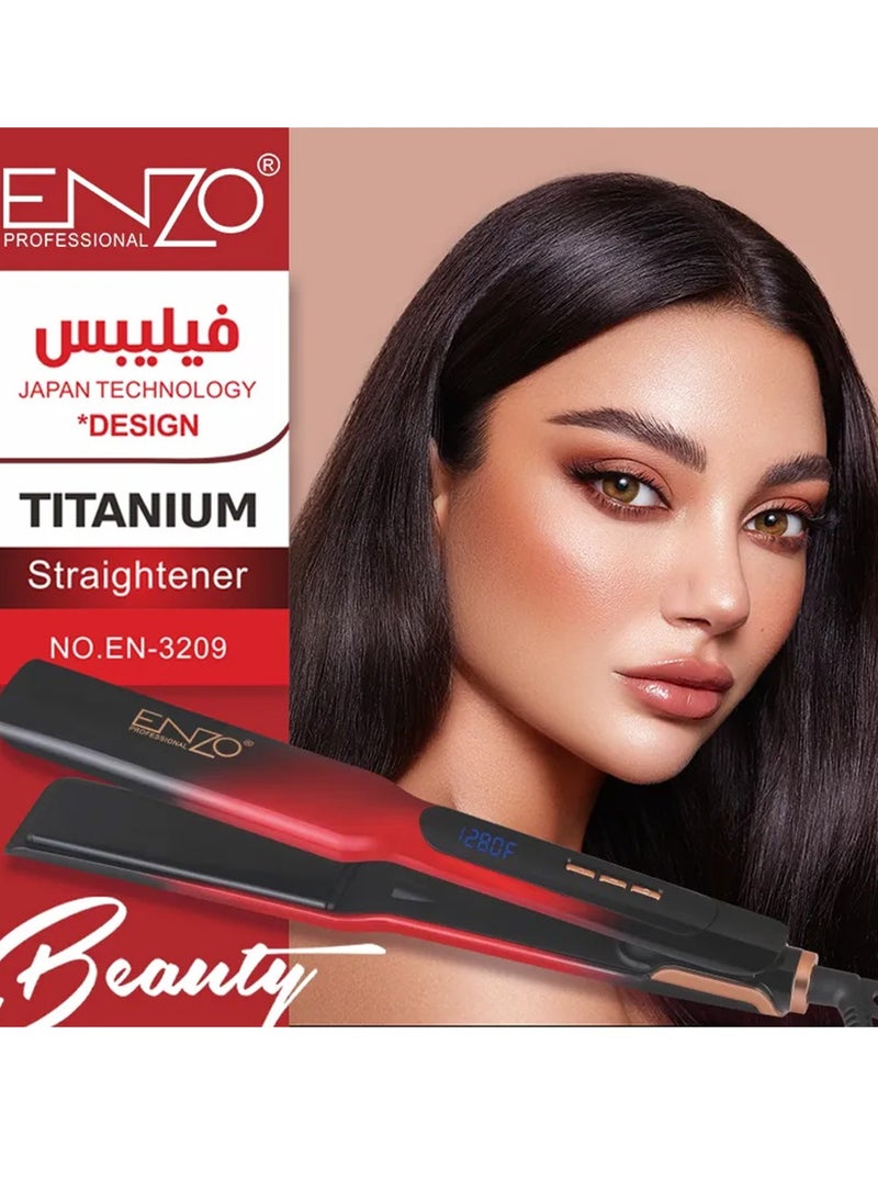 ENZO - Air Hair Straightener EN 3209 Beautiful hair from root to tip Repairs damaged hair to make it shiny Keratin essential oil: cares for hair and makes it soft - Image 1