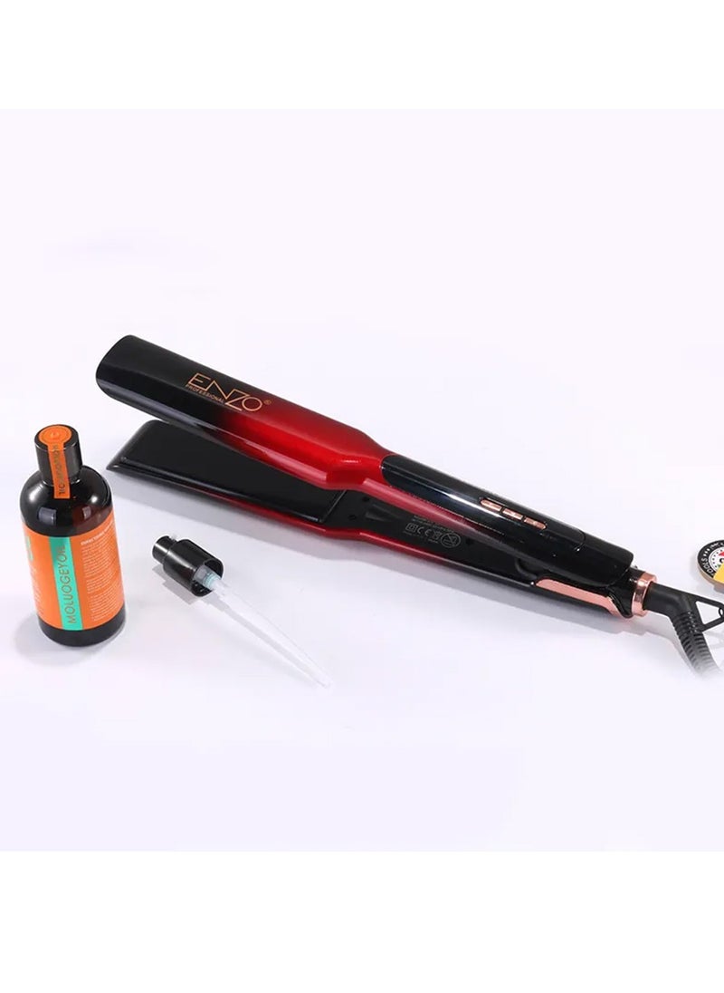 ENZO - Air Hair Straightener EN 3209 Beautiful hair from root to tip Repairs damaged hair to make it shiny Keratin essential oil: cares for hair and makes it soft - Image 1