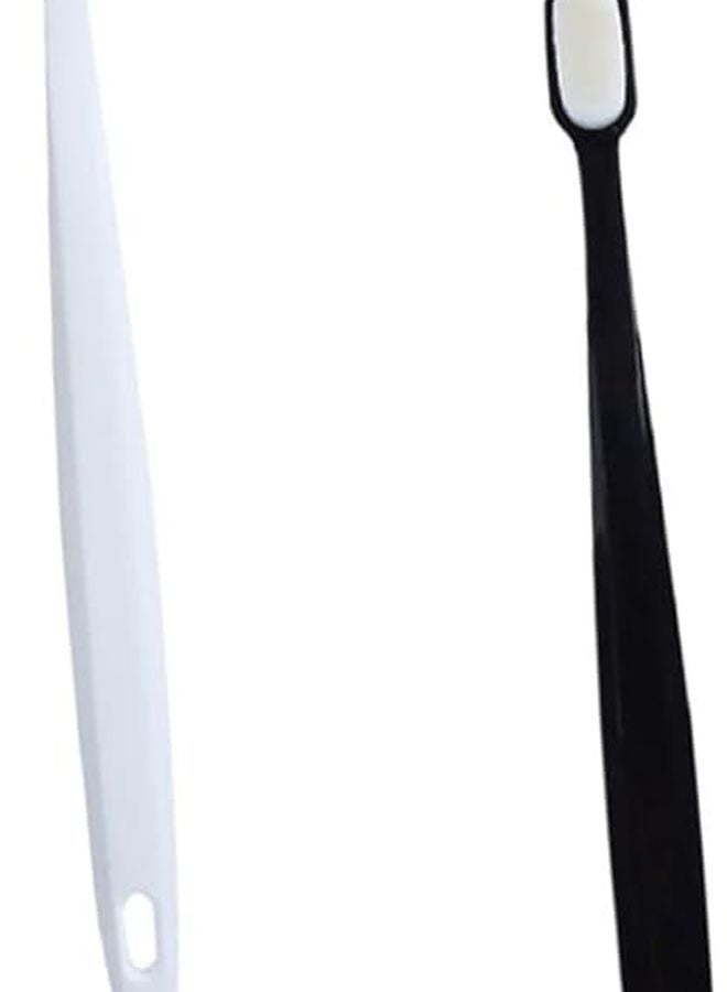 فرشاة أسنان ناعمة للكبار 2 حزمة ناعمة جدًا صغيرة للسفر للعناية باللثة أزرق - Image 1