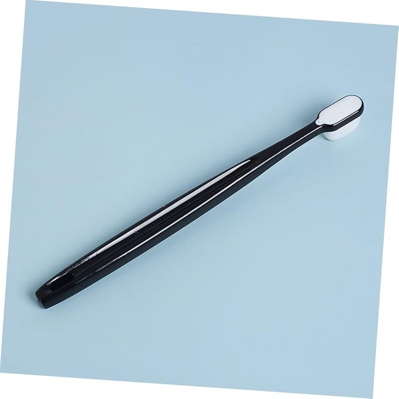 فرشاة أسنان ناعمة للكبار 2 حزمة ناعمة جدًا صغيرة للسفر للعناية باللثة أزرق - Image 4