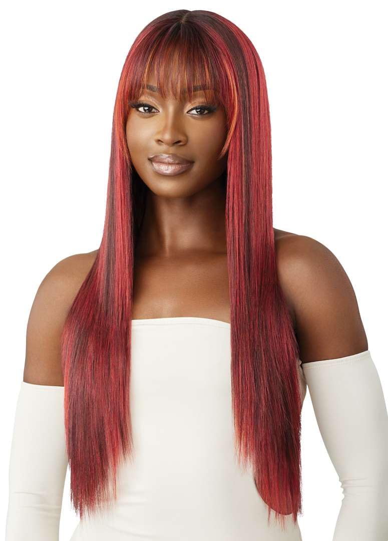 Outre Lace Front Wig Melted Hairline Laila OFF BLACK 1B