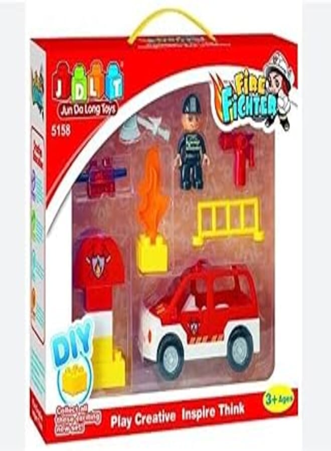JDLT Blocks Fire DIY Set 5158