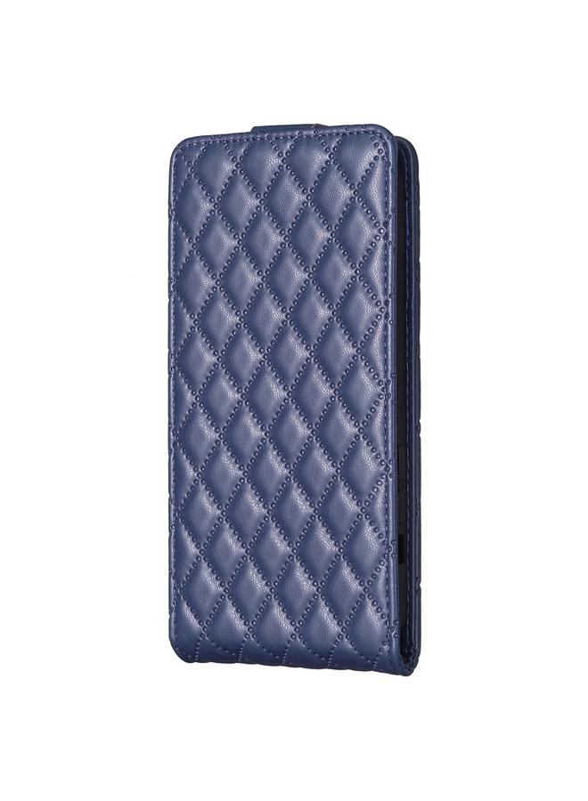 S-TOP Case For iPhone 16 Pro Max Diamond Lattice Vertical Flip Leather Phone Case - Image 3