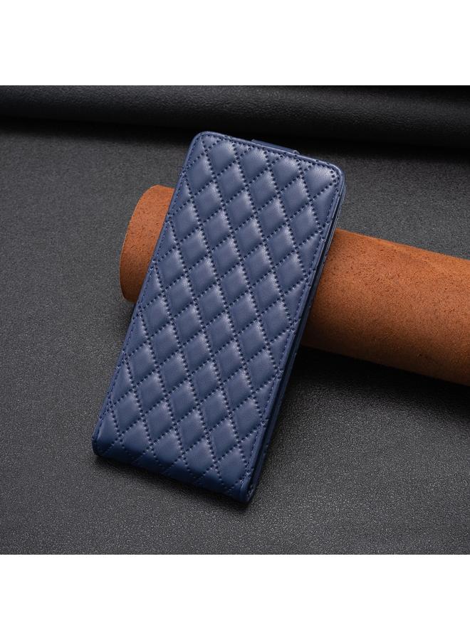 S-TOP Case For iPhone 16 Pro Max Diamond Lattice Vertical Flip Leather Phone Case - Image 2