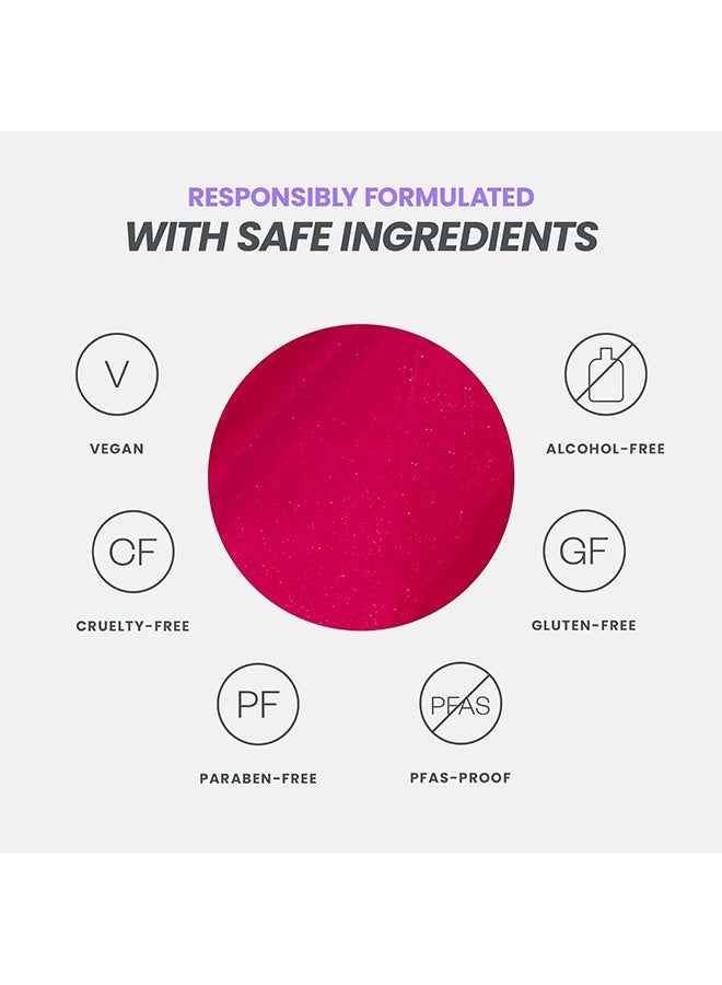 siimunana Wonder Blading Lip Stain Masque, Lip Stain Peel Off Masque, Long Lasting, Waterproof and Transfer Proof Pink Lip Tint, Matte Finish Peel Off Lip Stain 4ml, Darling (Bright Plum) - Image 4