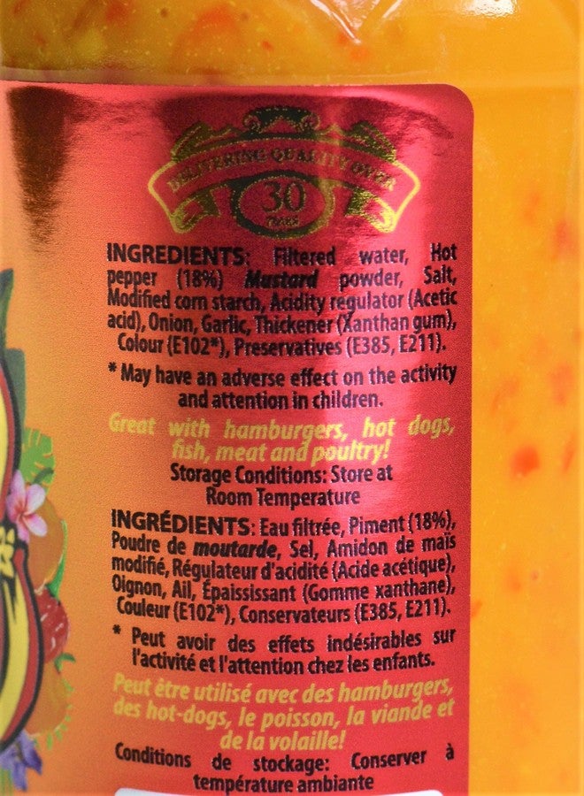 Baron West Indian Hot Sauce 5.5oz Pack of 4 Sealed w/ODatzGood Keychain Bottle Opener (5oz Pack of 4) - Image 4