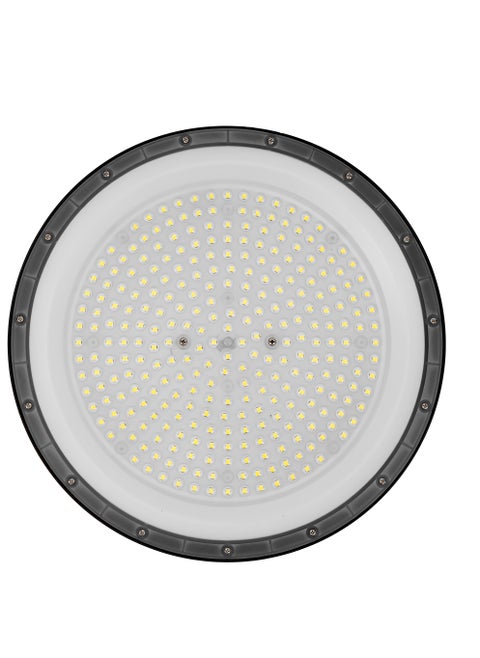 Geepas 200W High Bay Light-GESL55126,  BLK 1x10, Color Temperature 6500K, 20000 Hours Lifetime, Lumens 20000LM, IP 65,  200 Watts, lamp PF-0.5,