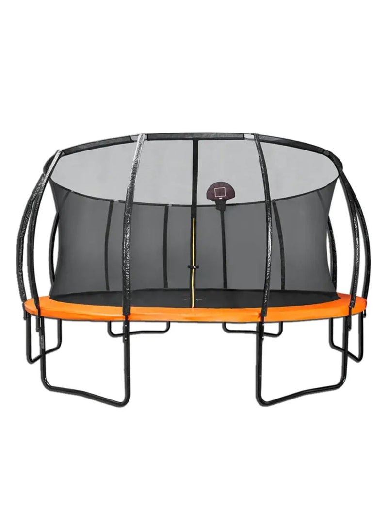 Generic Trampoline Bounce, Jump With basket Ball Hoop (10 FT)  - Image 1