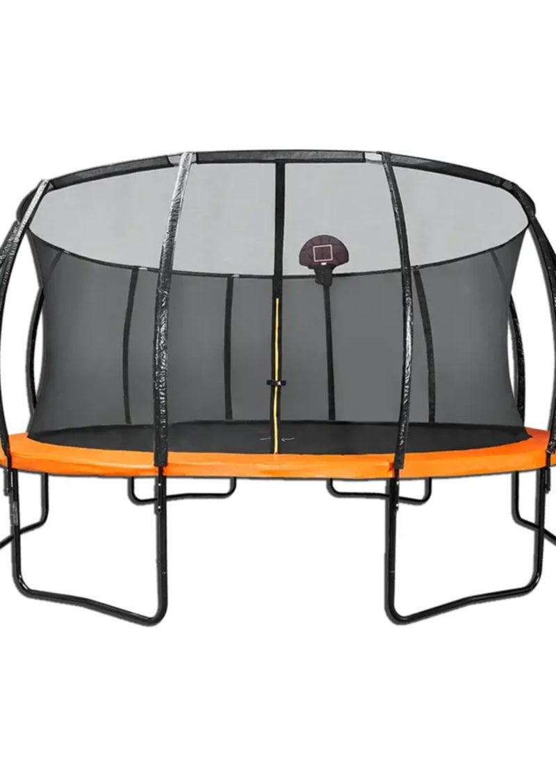 Generic Trampoline Bounce, Jump With basket Ball Hoop (10 FT)  - Image 4