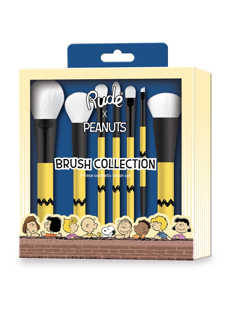Rude Rude Peanuts Brush Collection (7 pcs) 