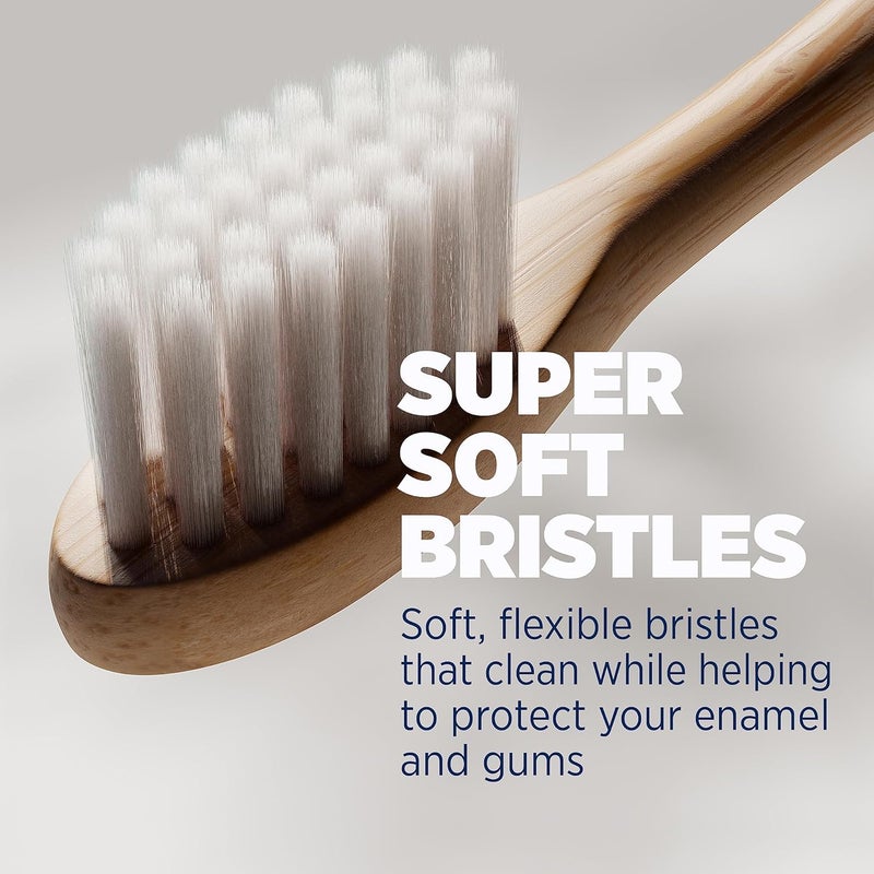 Lumineux Bamboo Replacement Heads 3 Pack - Exclusive to Lumineux Sonic Electric Toothbrush - Soft Bristle Bamboo Heads - Made with Eco Loving Renewable Bamboo - Image 4