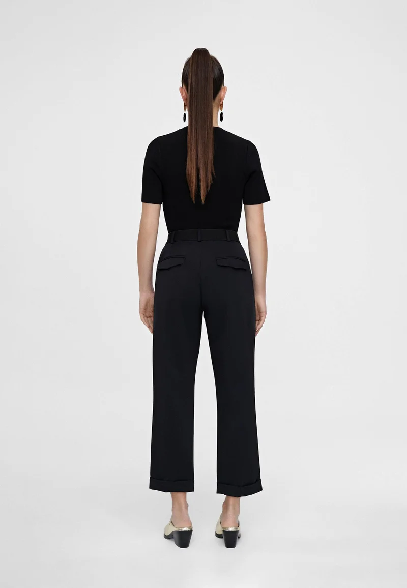 Lola Casademunt Cropped trousers with turn-up hems