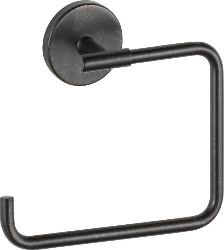 DELTA FAUCET DELTA FAUCET Delta Faucet 759460-RB Trinsic, Towel Ring, Venetian Bronze  - Image 1
