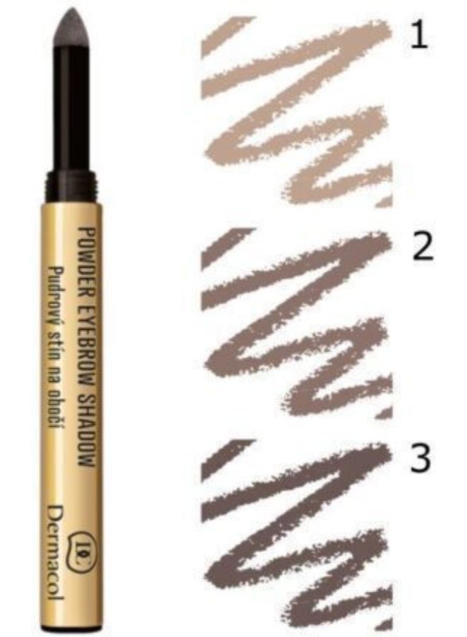 Dermacol Powder Eyebrow Shadow 2 1g - Image 4