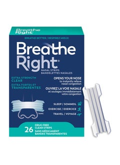 Breathe Right Extra Clear Nightly Sleep, Clear, 26 Count (Pack of 1) - pzsku/ZF4098F325B579473BA5AZ/45/_/1723191496/fbd6b5b2-7fc4-4598-9811-46b621ad918e