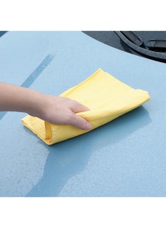 AUTOMAZE Automaze Dotted Premium PVA Chamois Cloth Super Absorbent for Dry & Wet Cleaning & Washing Vehicle, Household Usage Cloth (43 X 32 cm, 2 Pc)  - Image 2