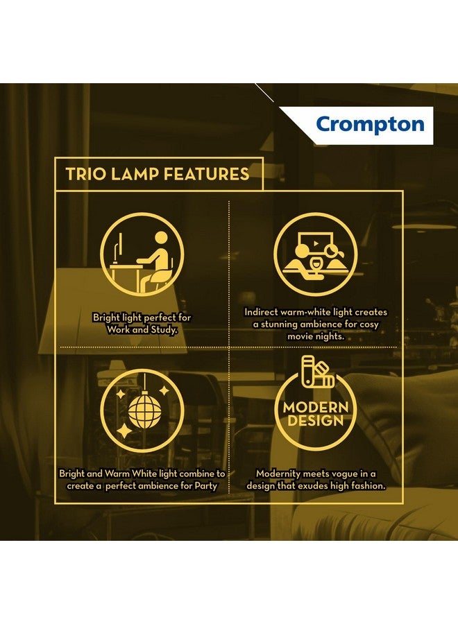 Crompton Trio Lamp with Indirect Lightning Mode - Image 2