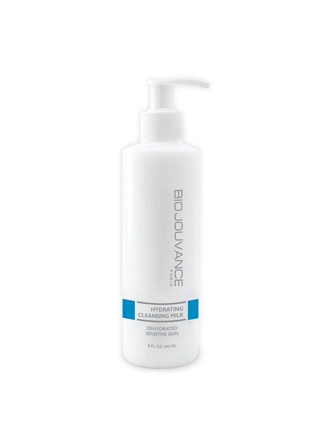 BIO JOUVANCE PARIS Hydrating Cleansing Milk 8Oz / 240Ml For Normal/Dry/Sensitive Skin | Gentle Face Wash & Makeup Remover | Daily Facial Skin Care Treatment Regimen | Made In France  - Image 2