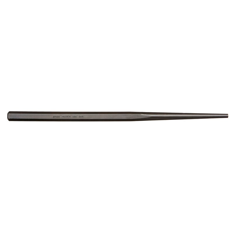 Mayhew Tools 22008 ExtraLong Aligning LineUp Punch 516 x 16 Black Oxide Finish