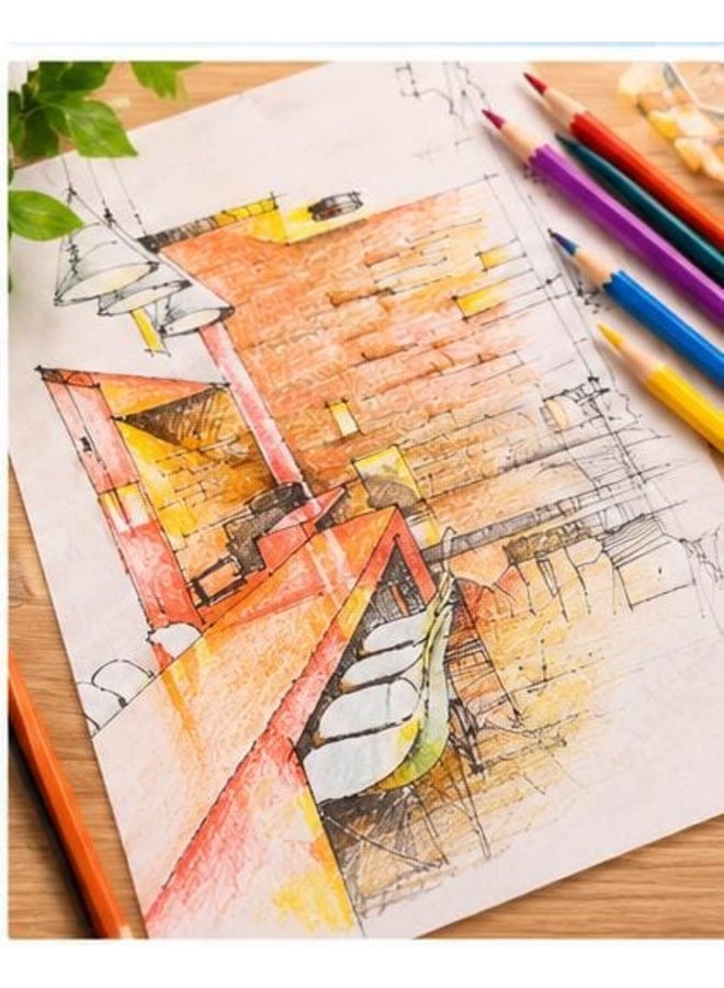 بلوك ورق شفاف للرسم والتتبع A4 – 50 ورقة، 90 GSM، مقاس 20 × 29 سم - Image 5