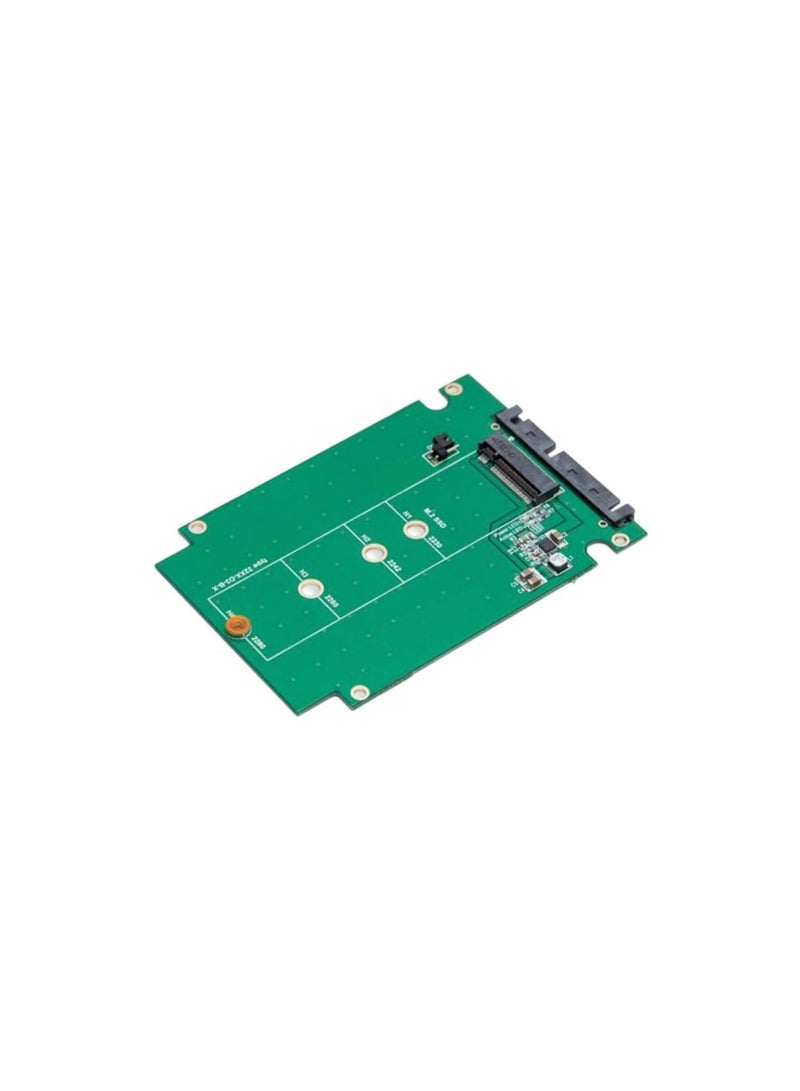 محول 2.5" SATA III إلى M.2 B-Key SATA SSD مع هيكل ألمنيوم 2230 2242 2260 2280  - Image 1