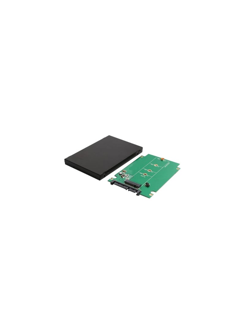 محول 2.5" SATA III إلى M.2 B-Key SATA SSD مع هيكل ألمنيوم 2230 2242 2260 2280  - Image 3